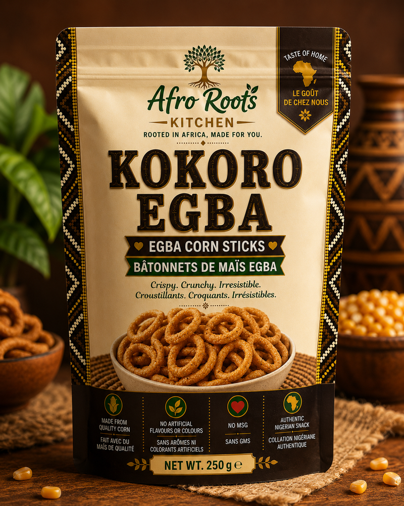 AfroRoots Kitchen Kokoro Egba Corn Sticks
