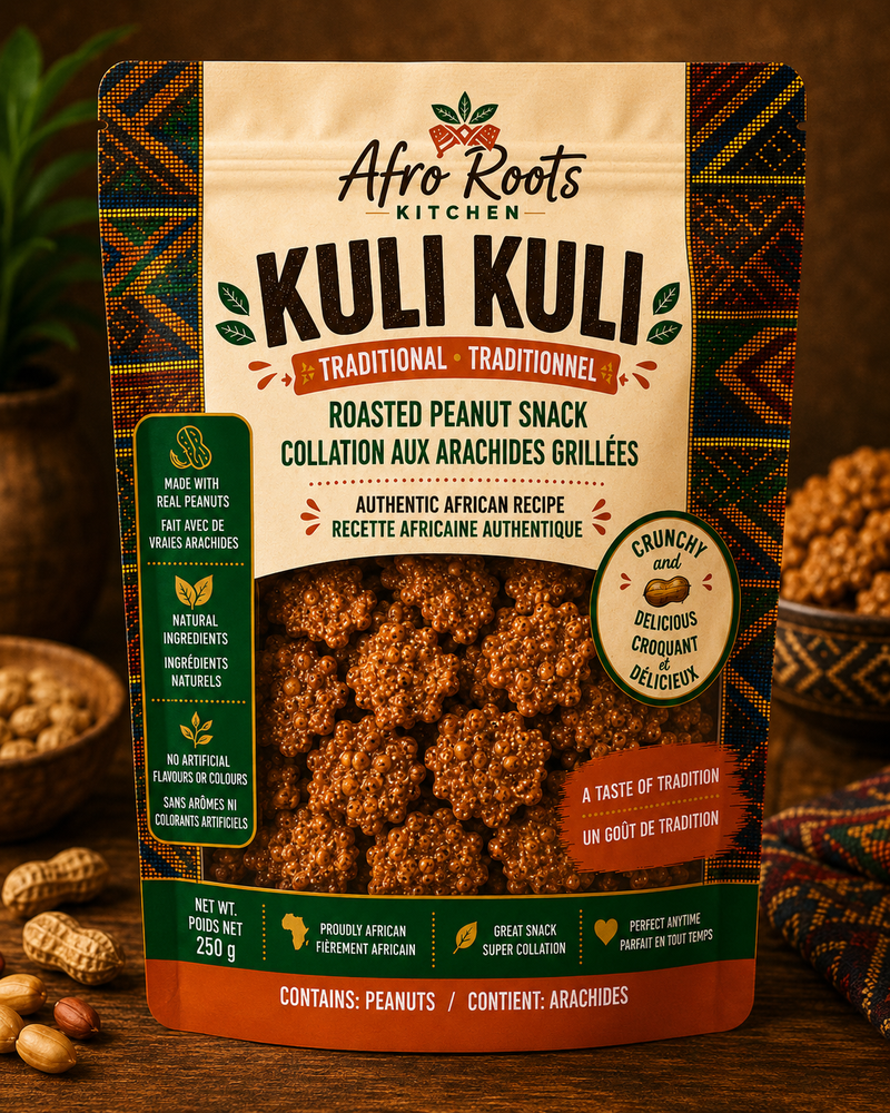 AfroRoots Kitchen Kuli Kuli Traditional African Peanut Crunch